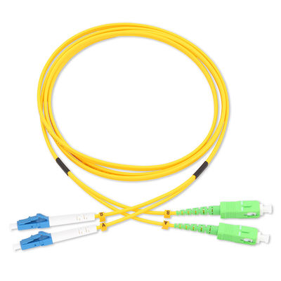Cavo di toppa di fibra ottica di simplex 3.0mm di singolo modo di SC/UPC