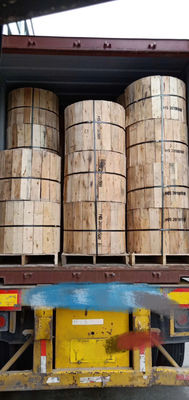 cavo a fibre ottiche GYFXTY della metropolitana due FRP dell'unità di 6mm