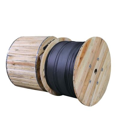 Cavo a fibre ottiche aereo di singolo modo del centro nero di Adss 48 di fibre ottiche di G652d Adss nella trasmissione di comunicazione di potere