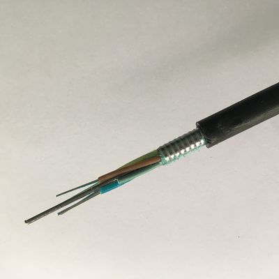 Cavo a fibre ottiche corazzato di alluminio di singolo modo del centro del nastro G652D 6