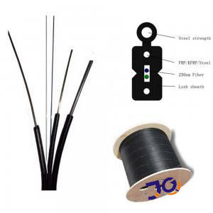 4 colore a fibra ottica del cavo flessibile G657A2 del centro FTTH ricoperto