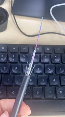 Struttura compatta del cavo a fibre ottiche aereo del centro di GYXTW 12