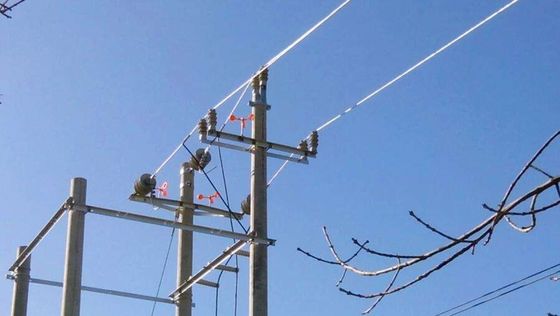 guaina aerea autosufficiente del cavo a fibre ottiche FRP del centro di Armoring 24 della portata di 100m