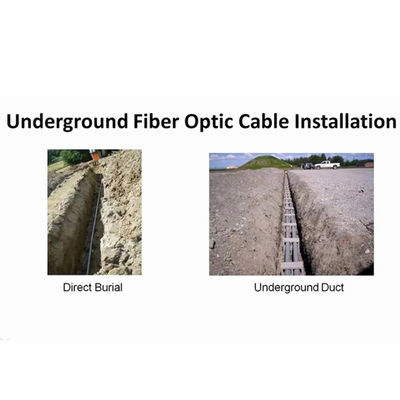 Condotta corazzata 24 del cavo a fibre ottiche GYTS un cavo a fibre ottiche dei 48 96 144 288 centri