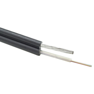 Il centro 48 ha incagliato la figura 8 rivestimento del filo di acciaio del PE del cavo a fibre ottiche