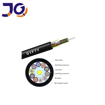 Cavo a fibre ottiche aereo del centro G652D di GYFTY 24 per rete