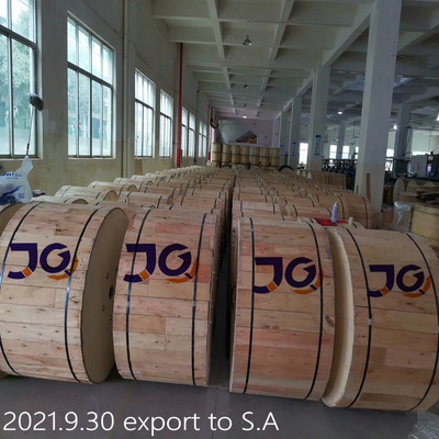 G655 spese generali aeree del cavo a fibre ottiche della portata ADSS di doppio strato 300m