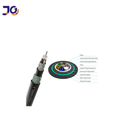 Singolo cavo a fibre ottiche sotterraneo dell'anti filato di vetro del roditore