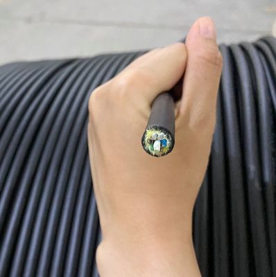 Doppio cavo a fibre ottiche sopraelevato del rivestimento ADSS con al rivestimento