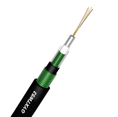 Doppio tipo corazzato del cavo a fibre ottiche G657A del nastro d'acciaio per la condotta