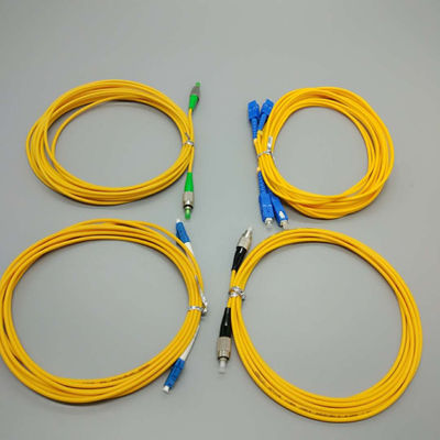 Colore multiplo a fibra ottica del cavo di toppa di simplex monomodale di 3m