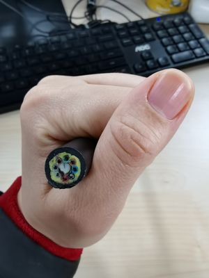 Cavo di comunicazione del centro ADSS di singolo modo 24, tutto il cavo a fibre ottiche dielettrico