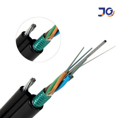 Cavo a fibre ottiche corazzato ottico di singolo modo dei 6 centri del cavo GYXTC8S della fibra del fico 8