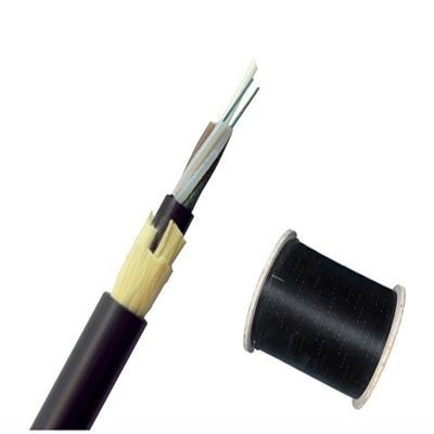 Il cavo a fibre ottiche all'aperto aereo ADSS 24 svuota il dielettrico del filato di G652D Aramid autosufficiente