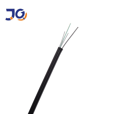Rivestimento a fibra ottica del nero del cavo flessibile GJXH GJXCH dell'OEM G652D FTTH