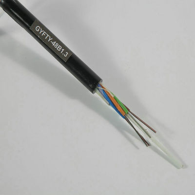 I centri all'aperto GYFTY dei cavi a fibre ottiche 2 - 288 del rivestimento del PE hanno incagliato 1KM