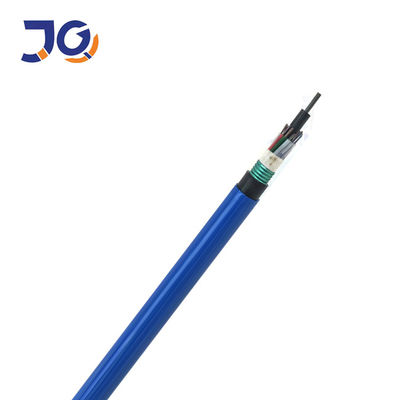 Modo blu del cavo a fibre ottiche di Jacke dell'HDPE della guaina all'aperto del PVC singolo