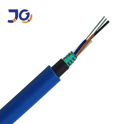 Cavo in Fibra Ottica Mineraria MGTSV 24 Fibre G652D Monomodale Armato con Filo d'Acciaio per Pozzo Minerario