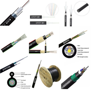 Rivestimento ottico del PE della fibra all'aperto di GYXTC8Y