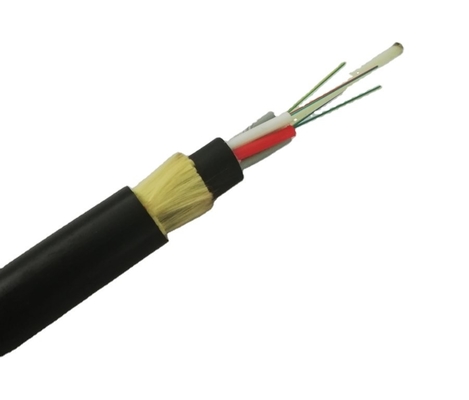 ADSS autosufficiente tutto il cavo a fibre ottiche dielettrico 8 portate 100m 200m dei 12 24 48 centri